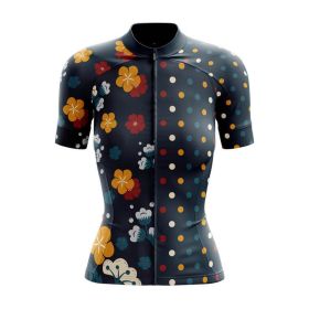 Summer Short-sleeved Cycling Jersey Suit Mountain Bike (Option: Top-S)