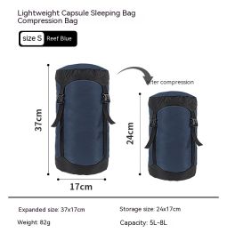 Down Compression Outdoor Storage Bag (Option: Reef Blue S Code)