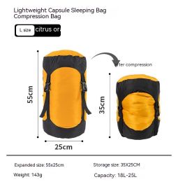 Down Compression Outdoor Storage Bag (Option: Orange Orange L Code)